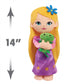 Disney Princess Lil' Friends Rapunzel & Pascal 14-inch Plushie Doll and Accessories, Kids Toys for Ages 3 Up by Just Play