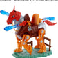 Masters of the Universe Origins Stridor Action Figure, 7 in Tall Robot Horse with Projectile Launcher, 3 Plasma Blasts, Helmet & Bridle with Cord