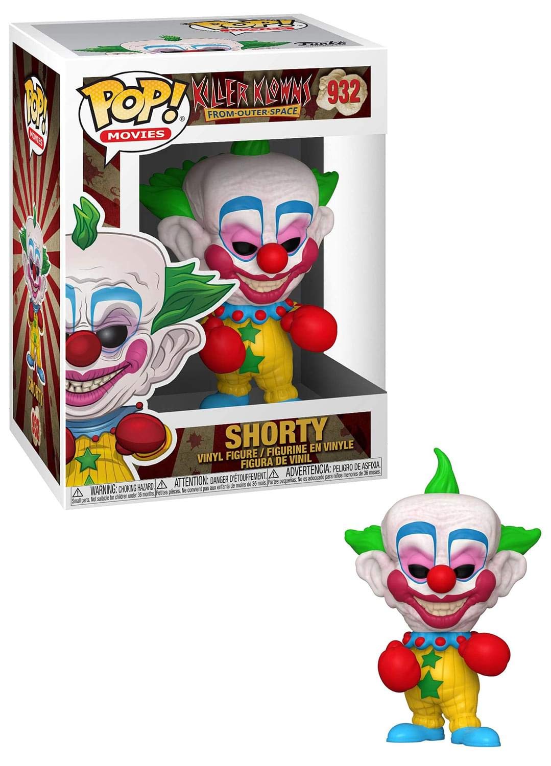 Funko Pop! Movies: Killer Klowns - Shorty, Multicolor