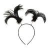 Fun Express - Team Spirit Head Boppers Black - Apparel Accessories - Hats - Head Boppers - 12 Pieces