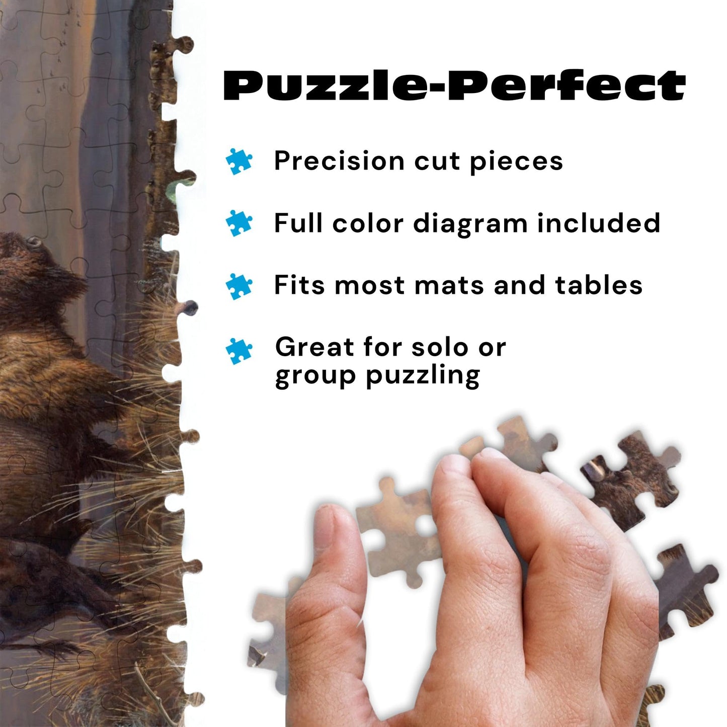 Buffalo Games - Majestic Bison - 1000 Piece Jigsaw Puzzle for Adults