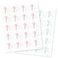 Balloon Gender Reveal Stickers - 40 Labels (20 of Each Design)