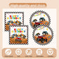 Monster Truck Birthday Decorations, 41Pcs Fun Monster Truck Party Supplies Tableware Include Kids Birthday Paper Plates Napkins and Tablecloths Set
