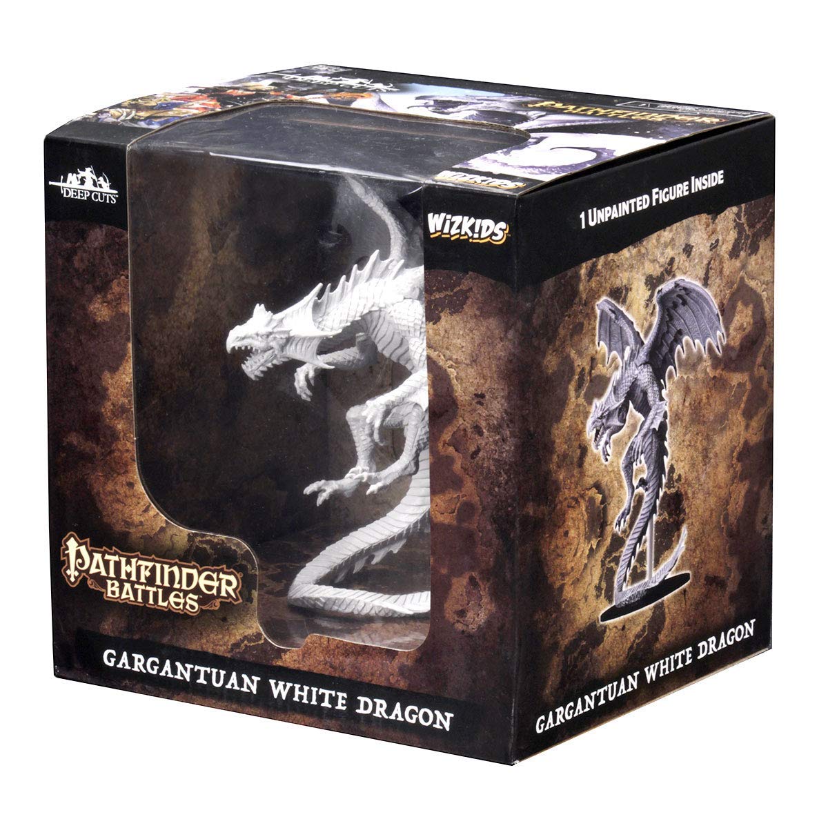 WizKids Pathfinder Battles Deep Cuts - Gargantuan White Dragon