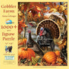 SUNSOUT INC - Gobbler Farms - 1000 pc Large Pieces Jigsaw Puzzle by Artist: Dona Gelsinger - Finished Size 27" x 35" Thanksgiving - MPN# 57142