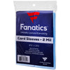 Fanatics Collectibles Penny Sleeves, 500 Count - Standard 2.5" x 3.5" Soft Card Sleeves for Trading Card Protection