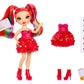 Rainbow High Be Dazzling Fashion Dolls- Vivienne Rouge (Red) with Bedazzler Tool and Sparkle Gems