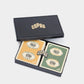 Copag Vintage WSOP 100% Plastic Playing Cards - Poker Size (Standard) Jumbo Index Green/Gold Double Deck Set