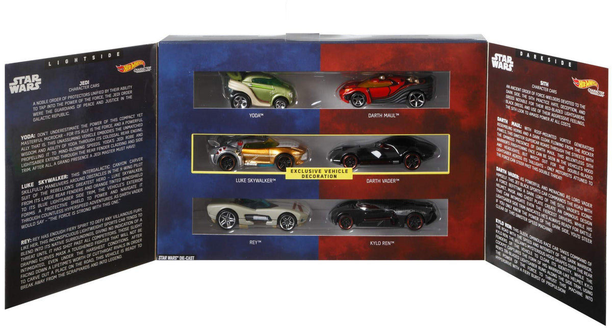 Hot Wheels Star Wars Amazon 6-Pack Character Cars