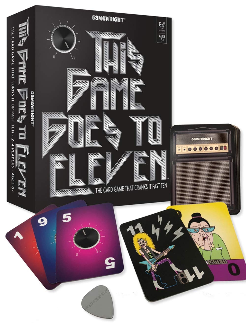 Gamewright This Game Goes to Eleven - The Card Game That Cranks It Past Ten, 5"