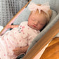 TFJS Lifelike Reborn Baby Dolls Cute Sleeping Girl 20 Inch Soft Vinyl Realistic Newborn Baby Doll Handmade Real Life Baby Dolls with Clothes