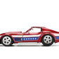 Jada Toys Bigtime Muscle 1:24 1969 Corvette Stingray ZL-1 - Opening Doors, Hood, Trunk, Rubber Tires - Collectible for Adults and Kids