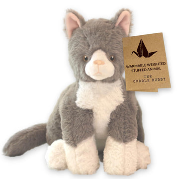 lulumaia Weighted Stuffed Animals - 3.5lb - Microwavable Unscented Plush Stuffed Animal - Weighted and Heated Stuffed Animal for Menstrual Cramps