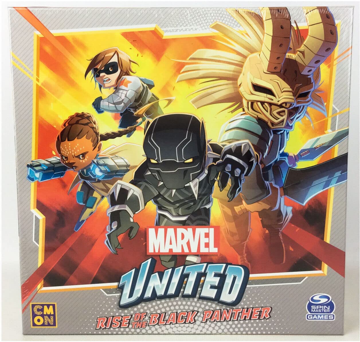 Marvel United Rise of the Black Panther Expansion | Tabletop Miniatures Game | Strategy Game | Cooperative Game for Adults and Kids | Ages 14+ | 1-4