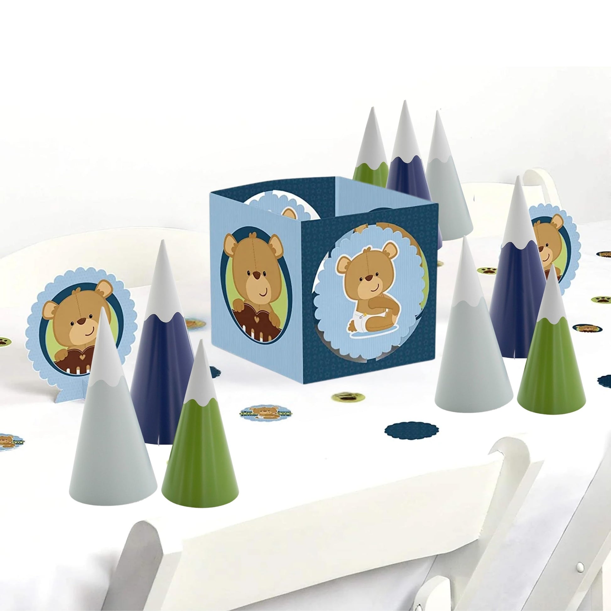 Fun Express Born to Move Mountains Centerpiece - Party Decor - 3 Pieces