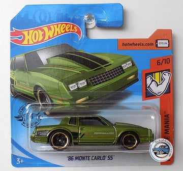 Hot Wheels 2020 Muscle Mania '86 Monte Carlo SS, Green 196/250