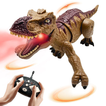 Moskiddo Remote Control Dinosaur Toys for Kids 3-5, 5-7, 8-12, 10-12, Electronic RC T Rex Dino Robot Toy for Boys, Top Christmas & Birthday Gifts for