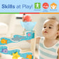 Melissa & Doug Rollables Wooden Ocean Slide Infant and Toddler Toy (5 Pieces) Ocean Themed Toys For Toddlers, Early Learning Toys For Infants And