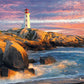 Eurographics, Peggy's Cove Lighthouse, Nova Scotia, 1000-Piece Jigsaw Puzzle