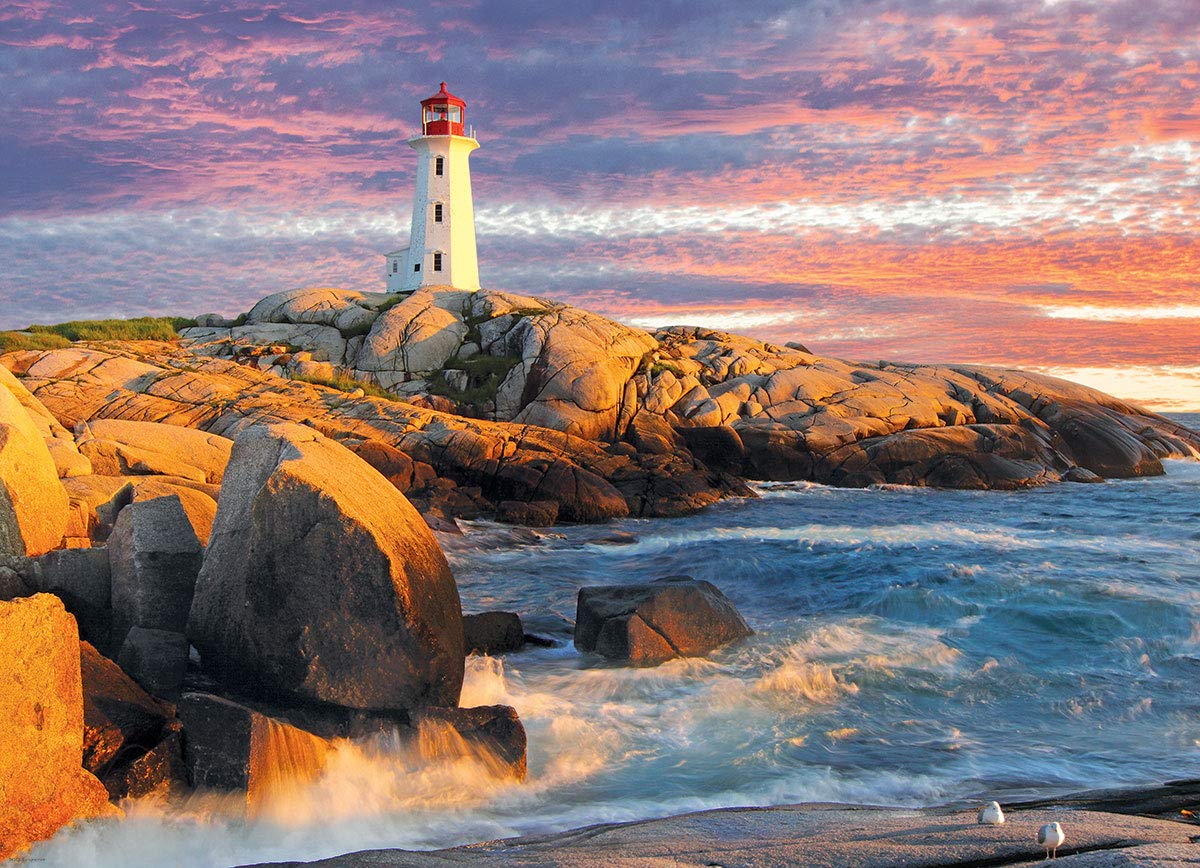 Eurographics, Peggy's Cove Lighthouse, Nova Scotia, 1000-Piece Jigsaw Puzzle