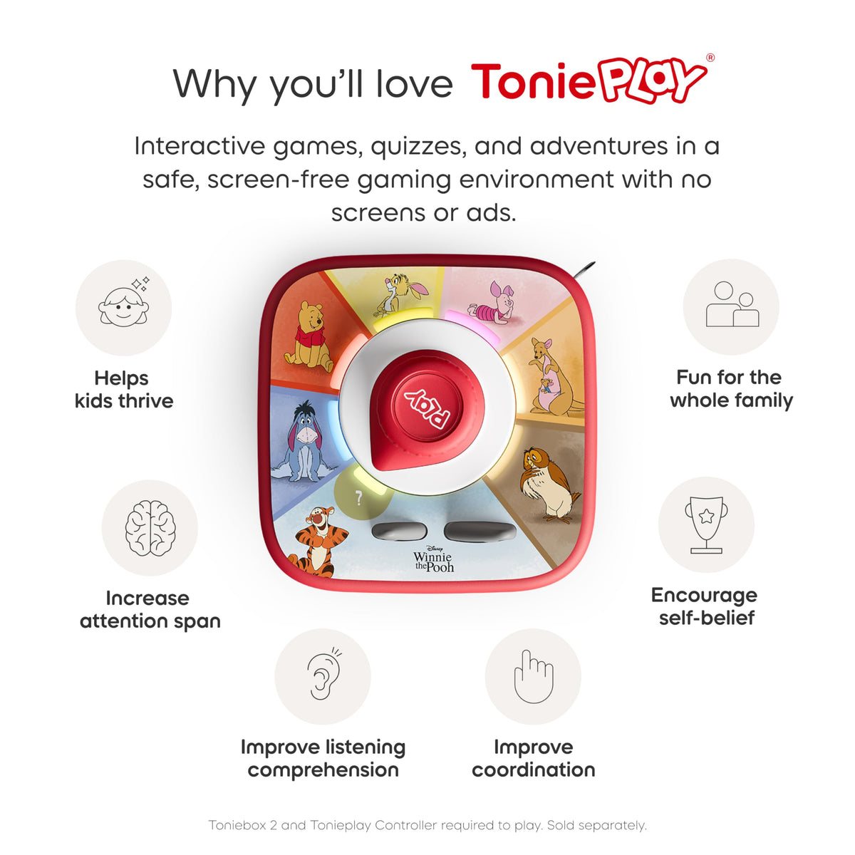 Tonies Disney Winnie The Pooh: Tigger's Mix-Up Fix-Up Tonieplay Story Game [Requires Toniebox 2 & Controller]