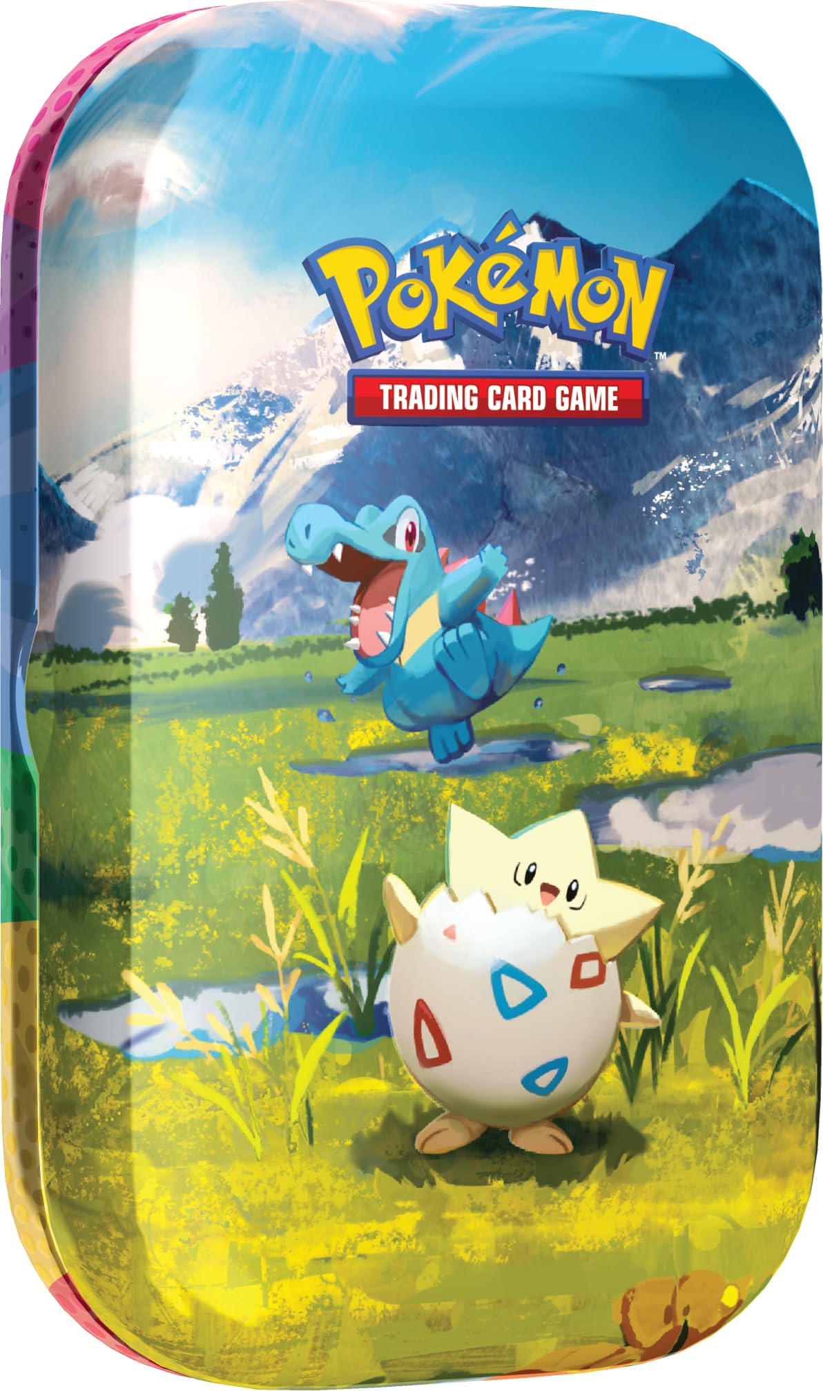 Pokemon TCG: Mega Evolution-Ascended Heroes Mini Tin: Togepi & Totodile (1 Sticker Sheet, a Pokémon Art Card & 2 Booster Packs)