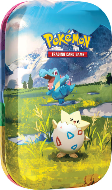 Pokemon TCG: Mega Evolution-Ascended Heroes Mini Tin: Togepi & Totodile (1 Sticker Sheet, a Pokémon Art Card & 2 Booster Packs)