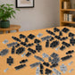 LANMANUO 300 Piece MOC Modified Joint Tow Ball Building Blocks 1x2 Classic Building Plate Bulk War Machine Early Learning Education Gifts
