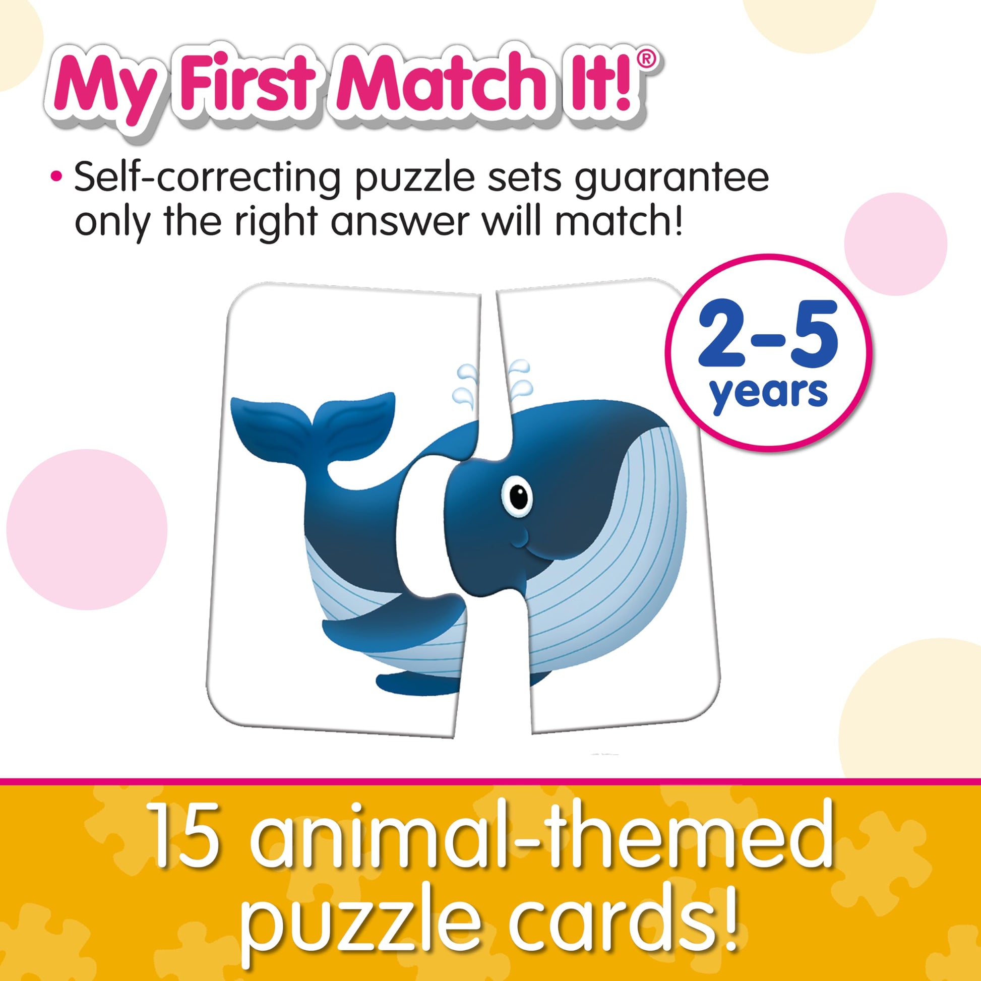 The Learning Journey: My First Match It! - Head and Tails - 15 Self-Correcting Animal Memory Matching Puzzles Games - Educational Activities