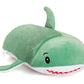 MEMORY MATES Jake the Shark Memory Foam Pillow Plush with Kid's Diary that Stores in Belly Pocket, 15” Stuffed Animal, 6" Journal