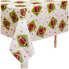 Football Frenzy Birthday Party Championship Table Cover , Plastic, 54" x 102"