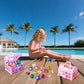 18PCS Diving Gems Pool Toys, Treasure Pirate and Big Colorful Acrylic Diamond Jewels, Diving Underwater Swimming Gift Toys for Kids.