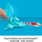 Fisher-Price DC League of Super-Pets Preschool Toy Super Launch Krypto Figure & Invisible Jet Vehicle Set for Pretend Play Kids Ages 3+ Years