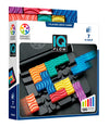 SmartGames IQ Flow - Travel Logic Sliding Puzzle Game with 120 Challenges, STEM Brain Teaser for Kids and Adults, Compact Single Player Sliding