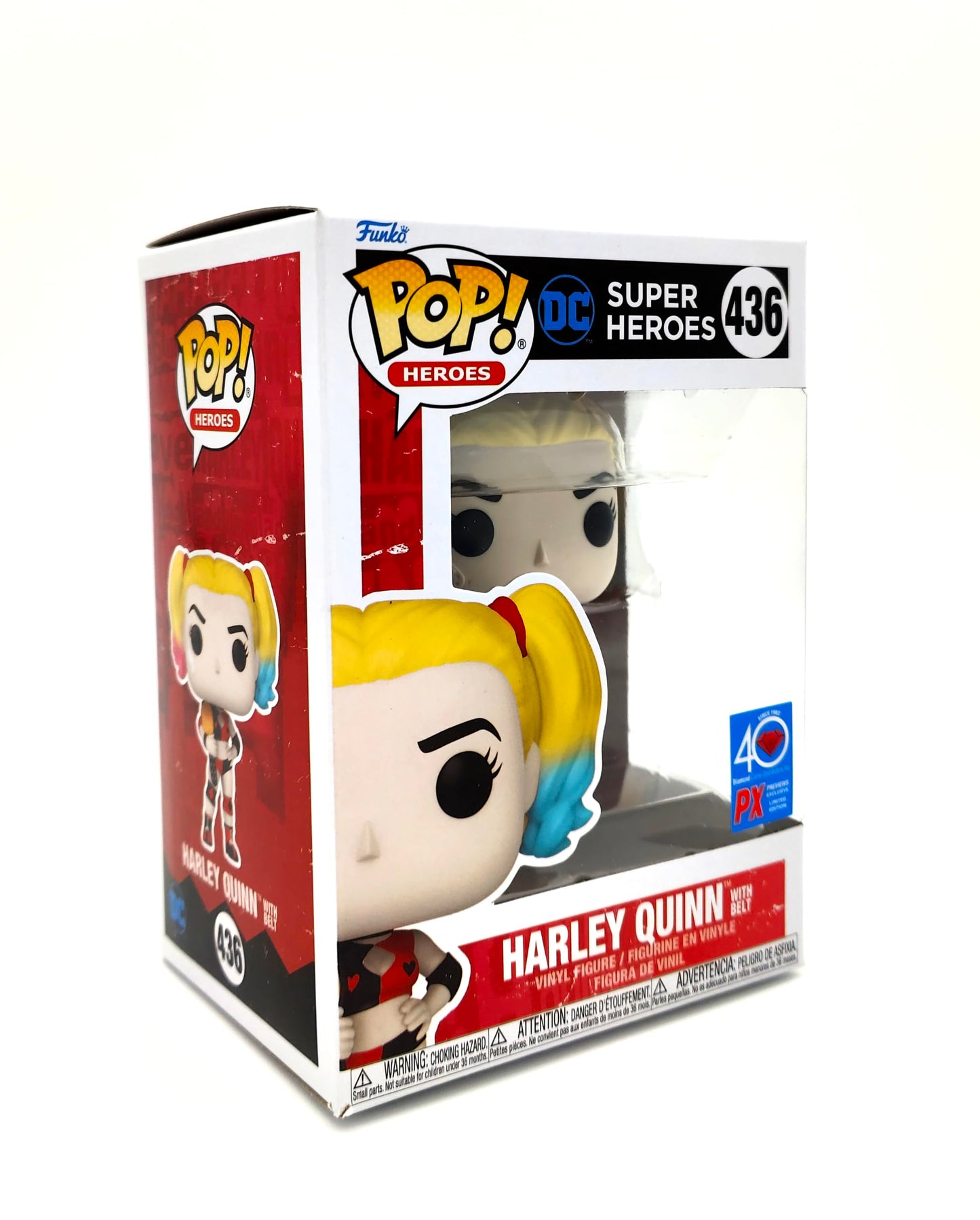 Funko POP Heroes DC Harley Quinn W/Belt PX VIN FIG