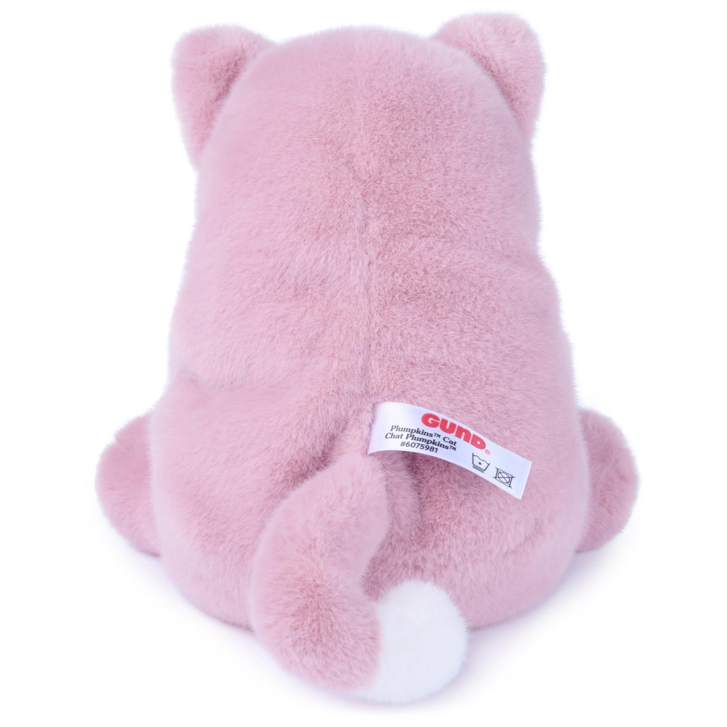 GUND Plumpkins Cat 8-Inch Premium Weighted Bottom Stuffed Animal Plush Toy