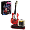 HJPLPXH Rock Guitar Interactive Building Block Set, Creative Construction Model Toy with Display Stand, DIY Collectible for Home Decor, for Adults