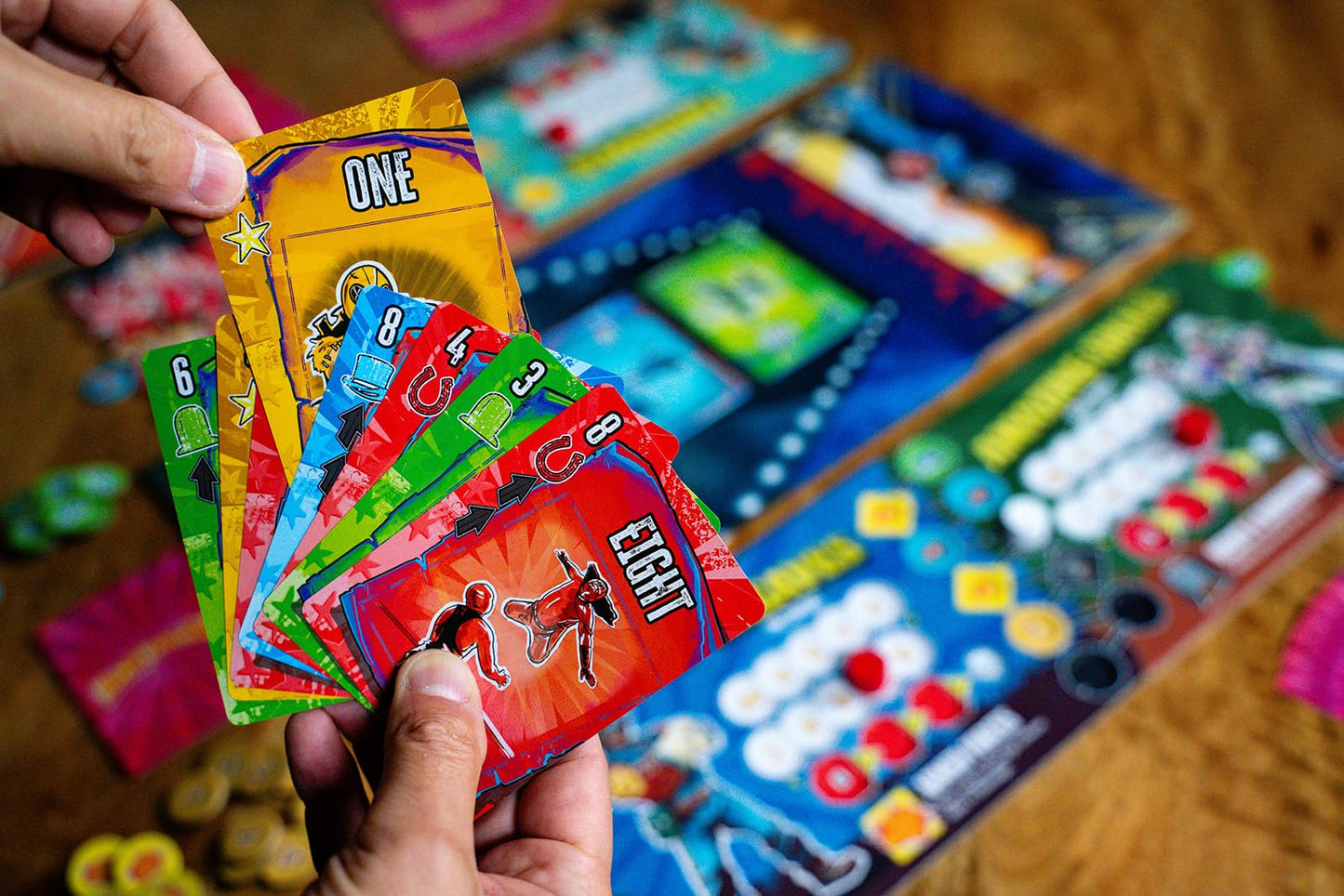 Capstone Games Rowdy Partners Strategy Card Game for 2-4 Players