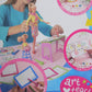 ART TEACHER Barbie & Kelly Doll I Can Be... Career Series w Desk, Rubbing Plates & MORE! (2002)