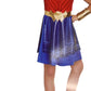 DC Girls Red & Blue Wonder Woman Pleated Halloween Costume Dress M 8-10