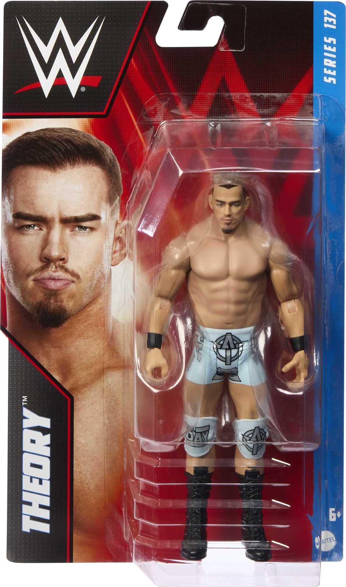 Mattel WWE Theory Basic Action Figure, 10 Points of Articulation & Life-like Detail, 6-inch Collectible