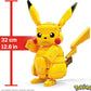 MEGA Pokémon Building Toys Set Jumbo Pikachu with 806 Pieces, Articulated and Poseable, 12 Inches Tall, for Kids