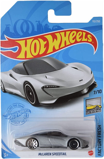Hot Wheels Mclaren Speedtail, [Silver] 112/250 Factory Fresh 7/10