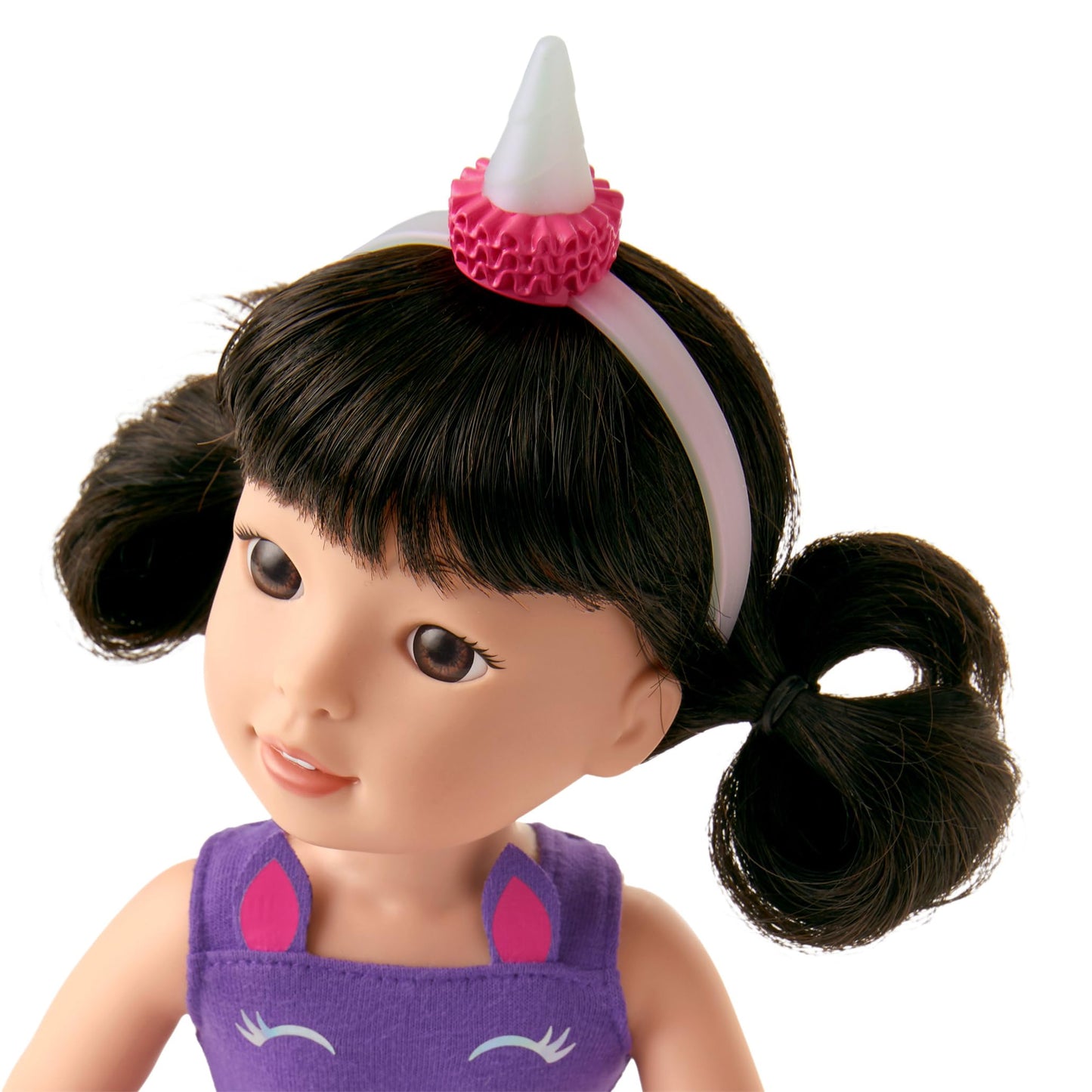 American Girl WellieWishers Emerson 14.5" Doll, Purple,silver