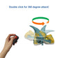 Mattel Jurassic World Dominion Uncaged Dinosaur Toy with Clicker-Controlled Motion & Sound, Click Tracker Velociraptor 'Blue' Dino Action Figure