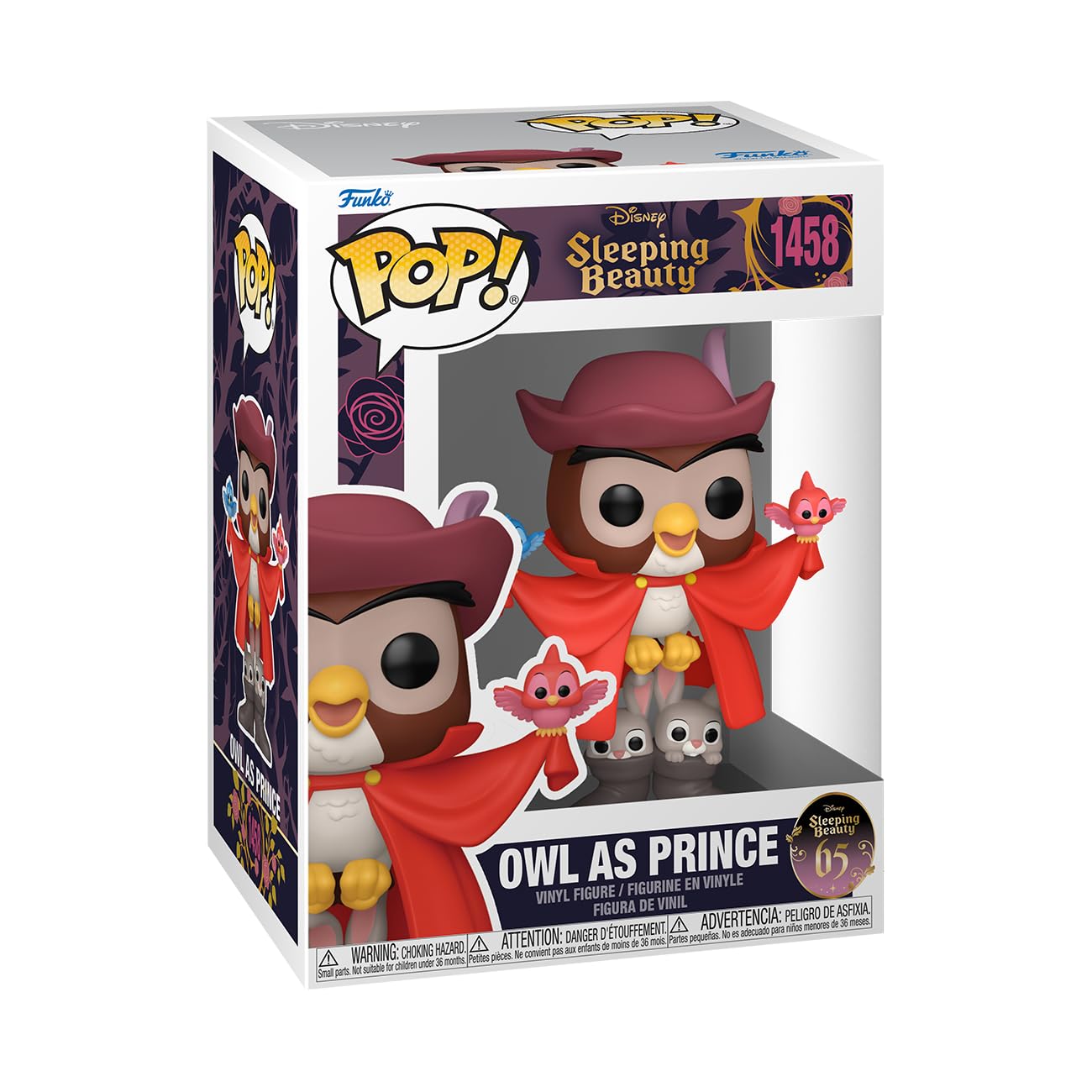 Funko POP! Disney: Sleeping Beauty 65th Anniversary - Owl As Prince - Collectable Vinyl Figure - Gift Idea - Official Merchandise - for Kids & Adults