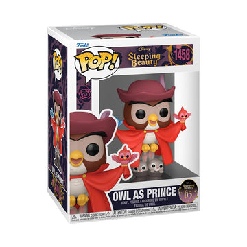 Funko POP! Disney: Sleeping Beauty 65th Anniversary - Owl As Prince - Collectable Vinyl Figure - Gift Idea - Official Merchandise - for Kids & Adults