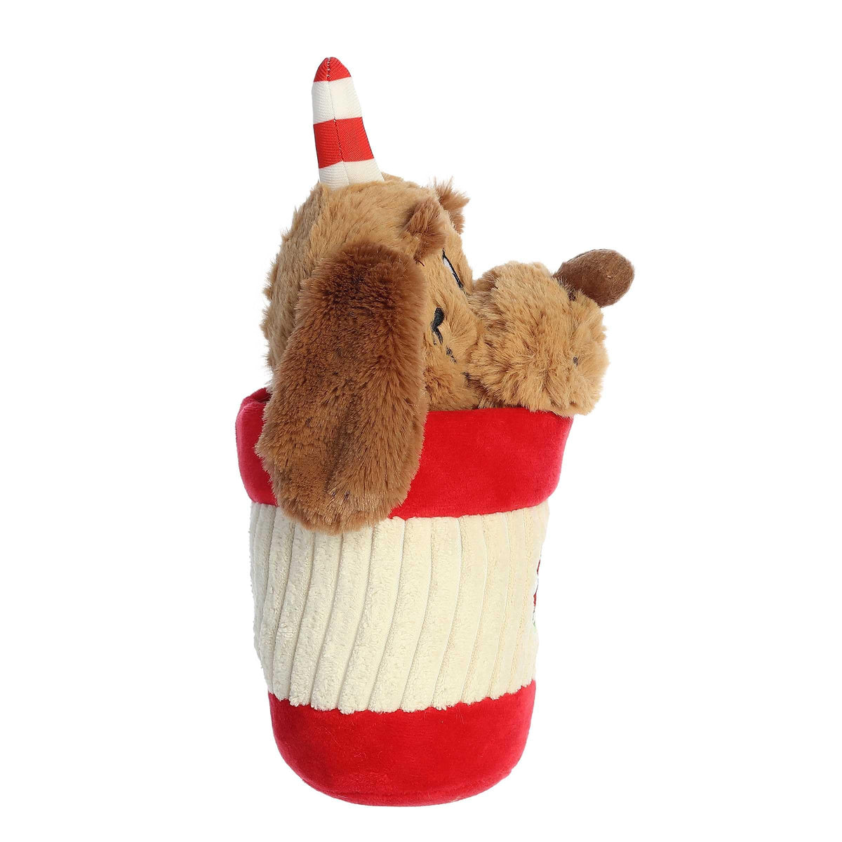 Aurora Dr. Seuss 9" Max Peppermint Cup Festive Plush
