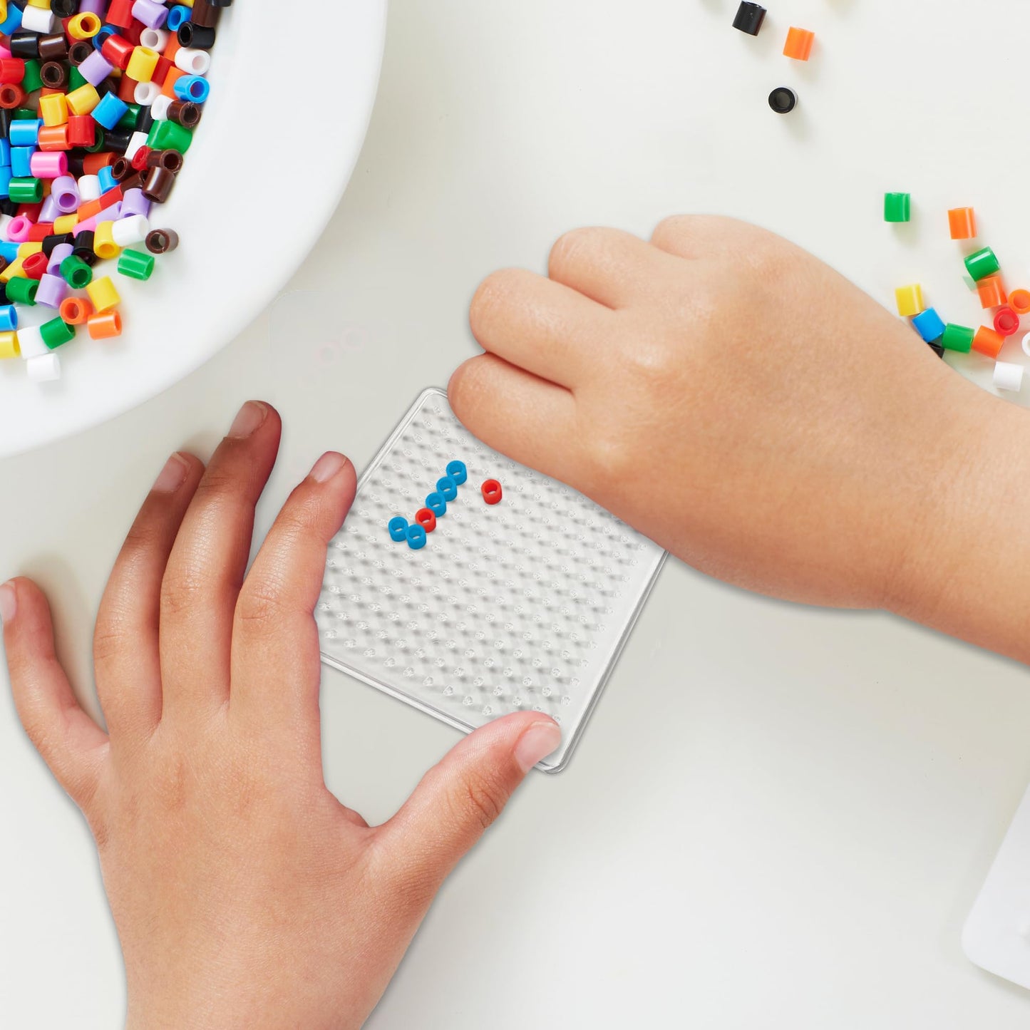 Minecraft Pixel Creations Bead Kit 2500 Beads with Pegboards & Templates Build Characters & Tools from, Encourages Hands-on STEM-Based Play Craft Set