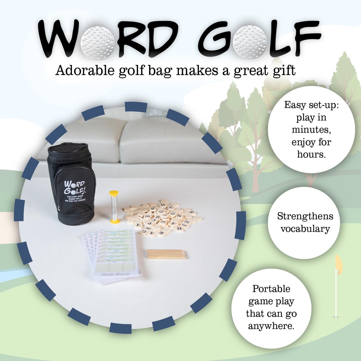 Continuum Games Word Golf, The Word Game Par for the Course